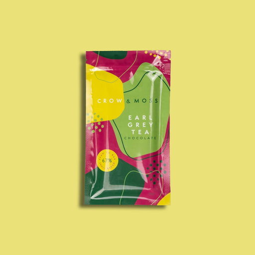 Crow & Moss Chocolate - Earl Grey Tea Chocolate Bar 67% - Case of 15 - Inclusion Dark Chocolate Bar | Delivery near me in ... Farm2Me #url#