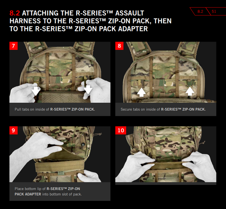 Crye Precision R-Series Zip-On Pack (Like-New)