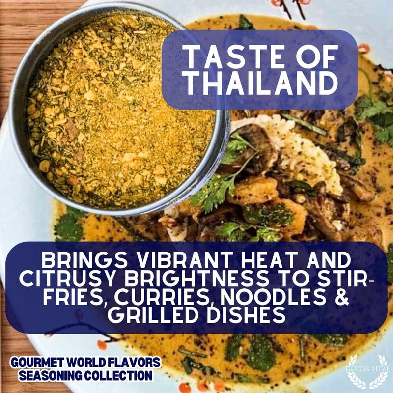 Cuisines of the World Gourmet Seasonings Collection - 6 Tins Collections & Gift Sets Gustus Vitae