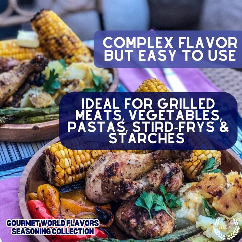 Cuisines of the World Gourmet Seasonings Collection - 6 Tins Collections & Gift Sets Gustus Vitae