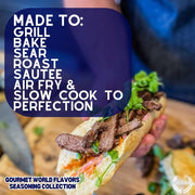 Cuisines of the World Gourmet Seasonings Collection - 6 Tins Collections & Gift Sets Gustus Vitae