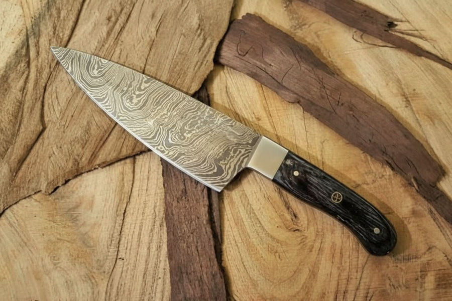 Custom Handmade Damascus Steel Full Tang  Chef Knife / Vegetable Knife  / Kitchen Knife DK-0128