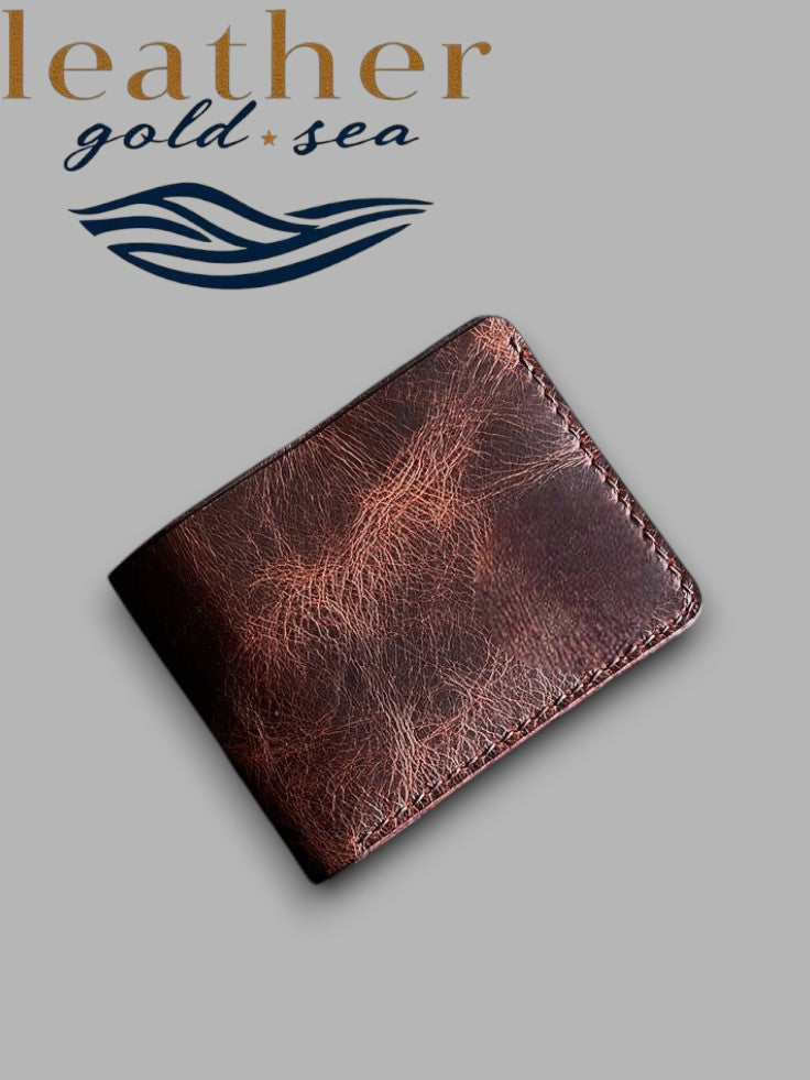 Bifold Leather Wallet – Handmade in Brown | Wallets Men's Wallets