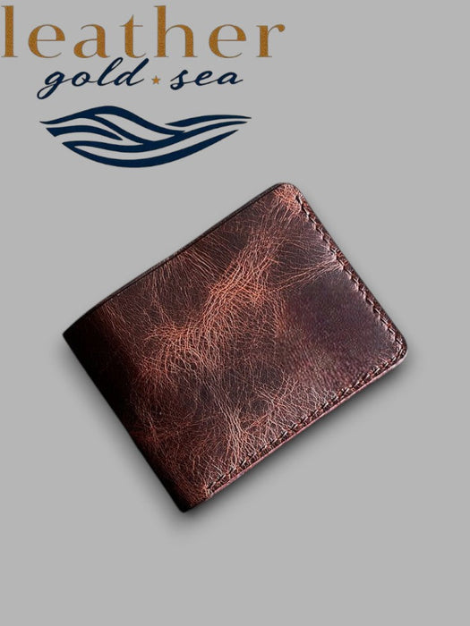 Bifold Leather Wallet – Handmade in Brown | Wallets Men's Wallets