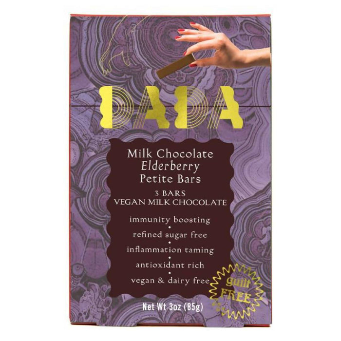 DADA Daily - Milk Chocolate Elderberry Petite Bar Pouches - 8 x 3oz - Snacks | Delivery near me in ... Farm2Me #url#