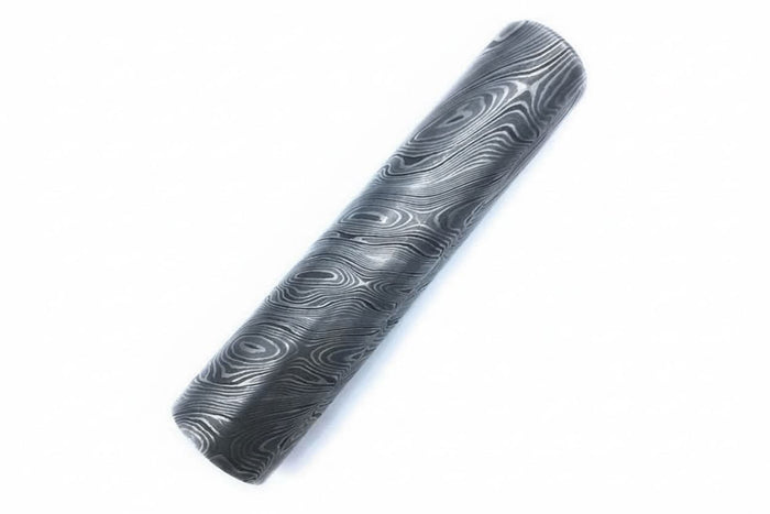 Custom Handmade Damascus Steel Round Bar Rod 5.5 Inch 32 mm Diameter