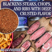 Deep Cuts Blackening BBQ Rub & Seasoning Bougie BBQ Gustus Vitae