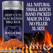 Deep Cuts Blackening BBQ Rub & Seasoning Bougie BBQ Gustus Vitae