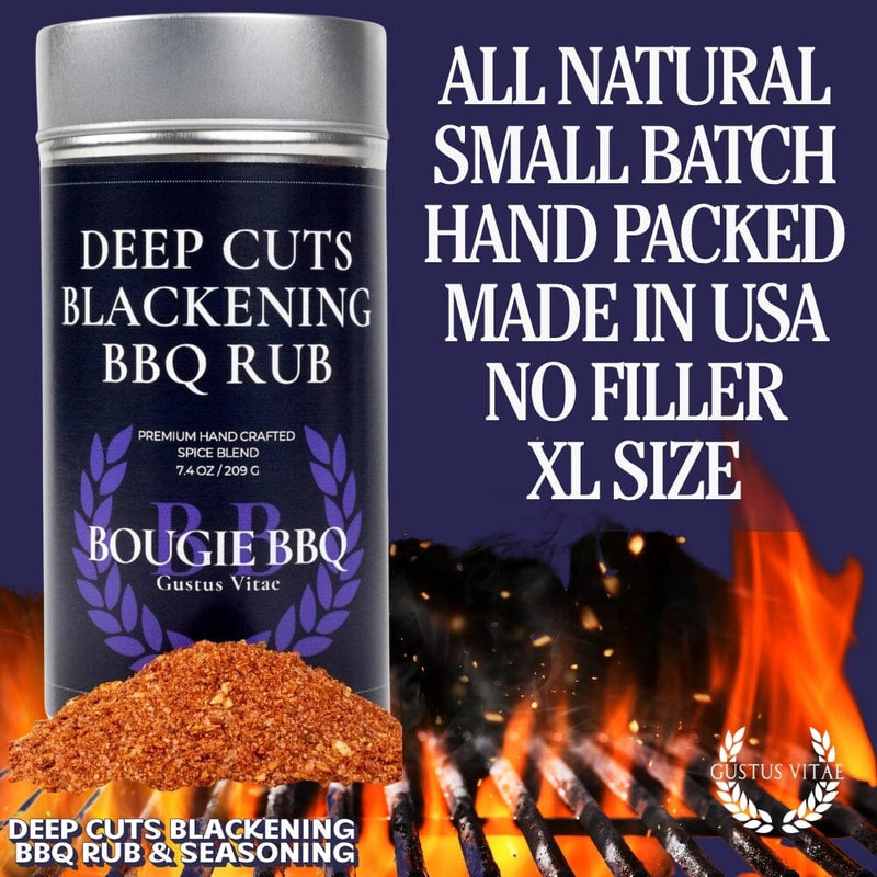Deep Cuts Blackening BBQ Rub & Seasoning Bougie BBQ Gustus Vitae