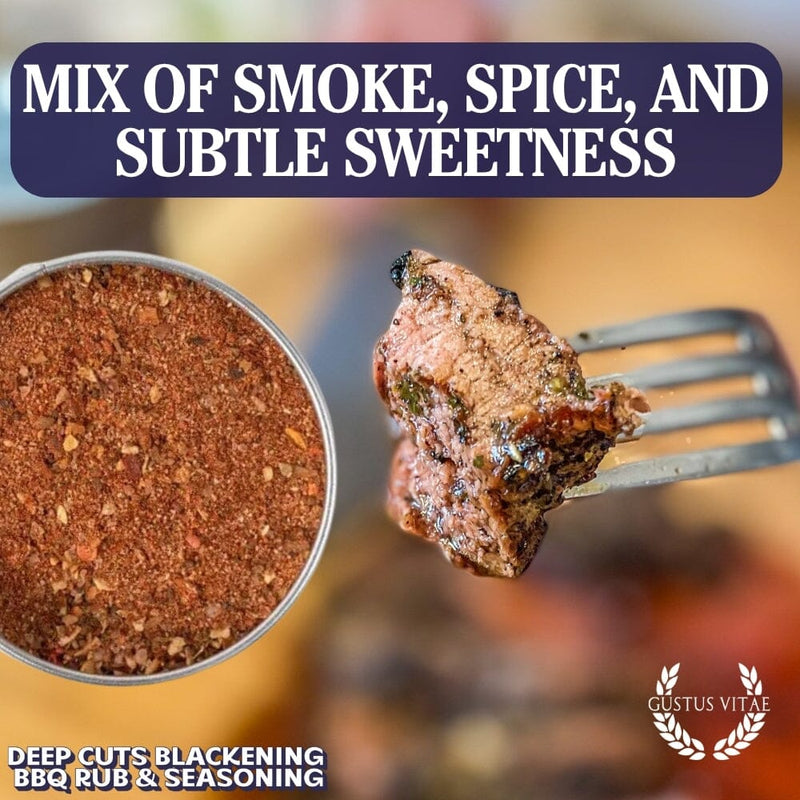 Deep Cuts Blackening BBQ Rub & Seasoning Bougie BBQ Gustus Vitae