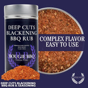 Deep Cuts Blackening BBQ Rub & Seasoning Bougie BBQ Gustus Vitae