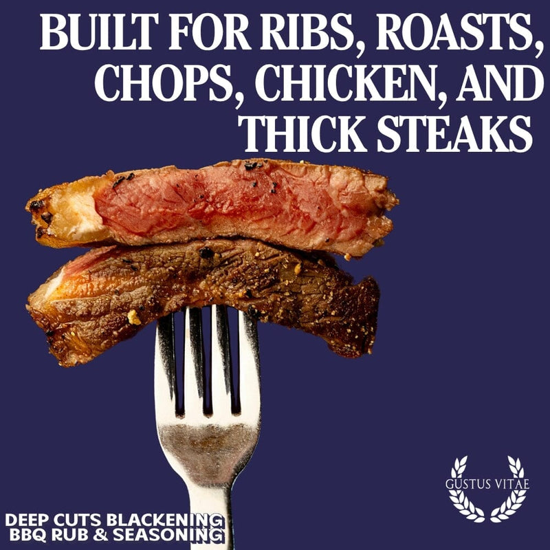 Deep Cuts Blackening BBQ Rub & Seasoning Bougie BBQ Gustus Vitae