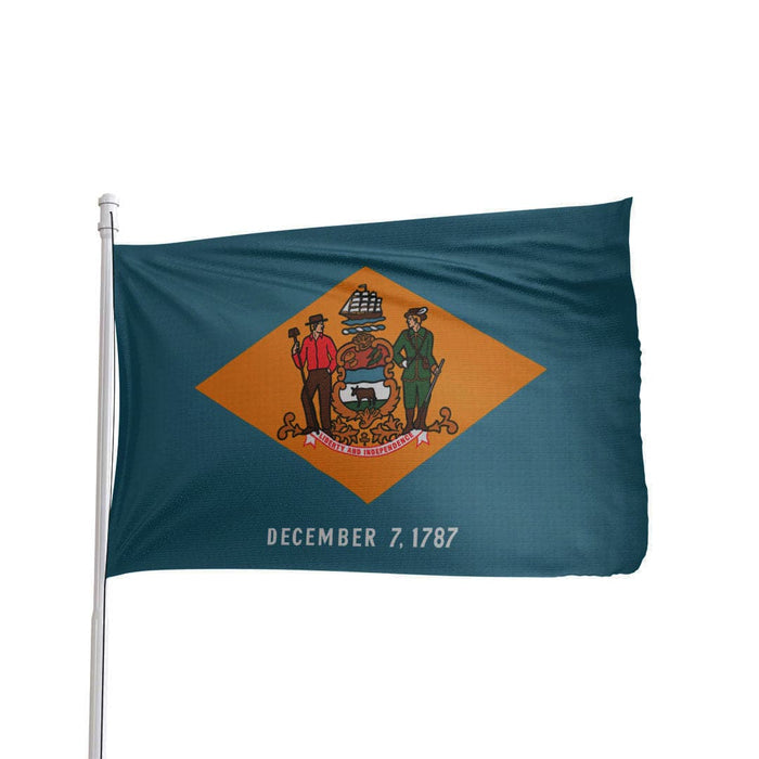 Delaware State Flag 3x5 - Durable Nylon Colonial Blue Made in USA