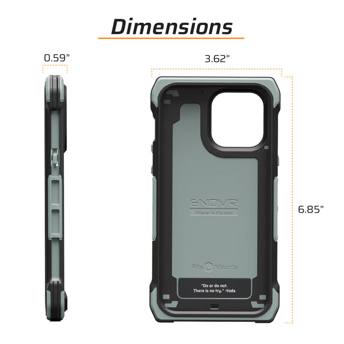 Juggernaut Case iPhone 14 Pro Max ENDVR Phone Case | Made in USA