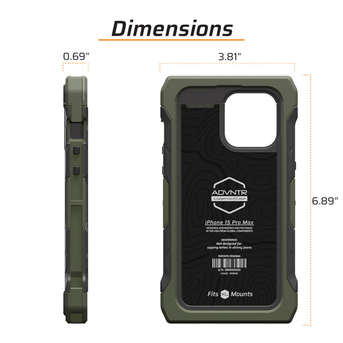 iPhone 15 Pro Max ADVNTR Phone Case | Proudly Made in USA | All Colors Available
