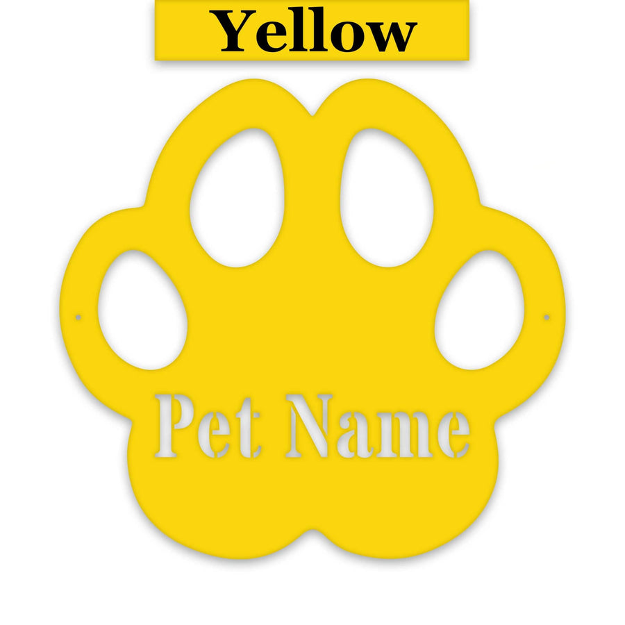 Dog Paw Monogram