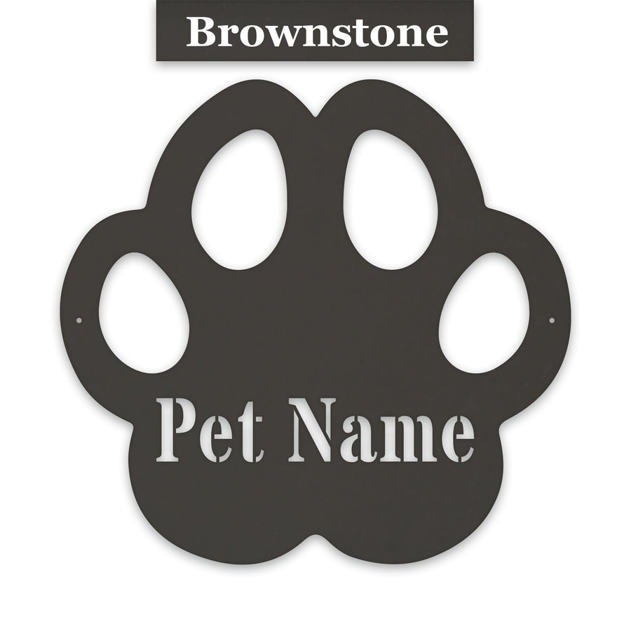 Dog Paw Monogram