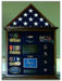 Flag Case, Flag and Badge display cases. - The Military Gift Store