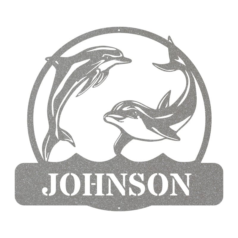 Dolphin Name Monogram