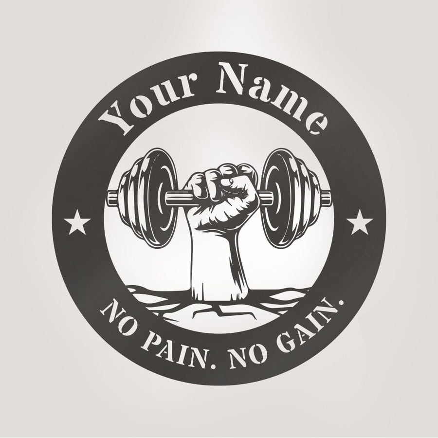 Dumbbell Gym Monogram