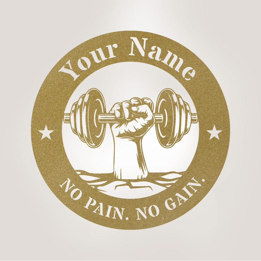 Dumbbell Gym Monogram