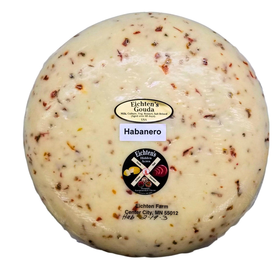 Habanero Pepper Gouda Cheese - Eichtens Cheese