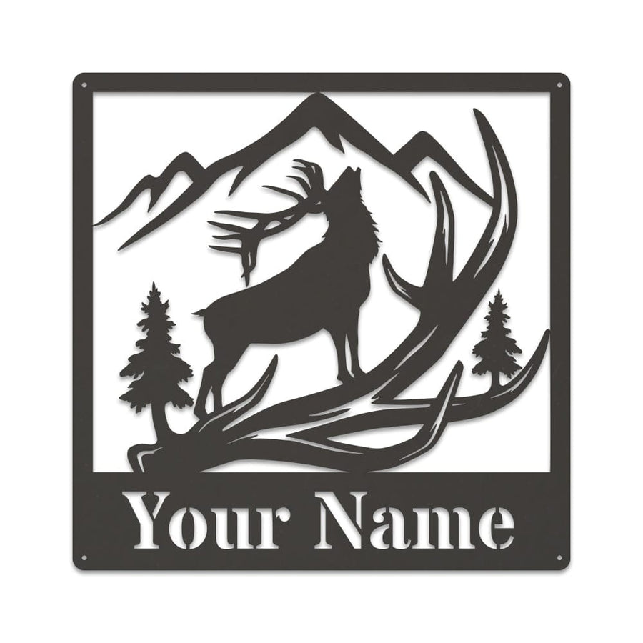 Elk Antler Monogram