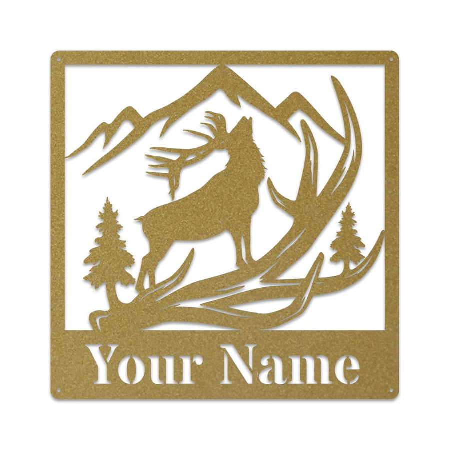 Elk Antler Monogram