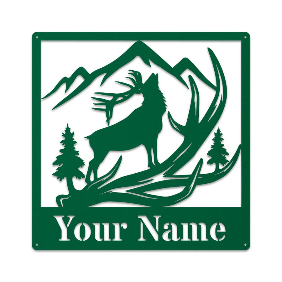 Elk Antler Monogram