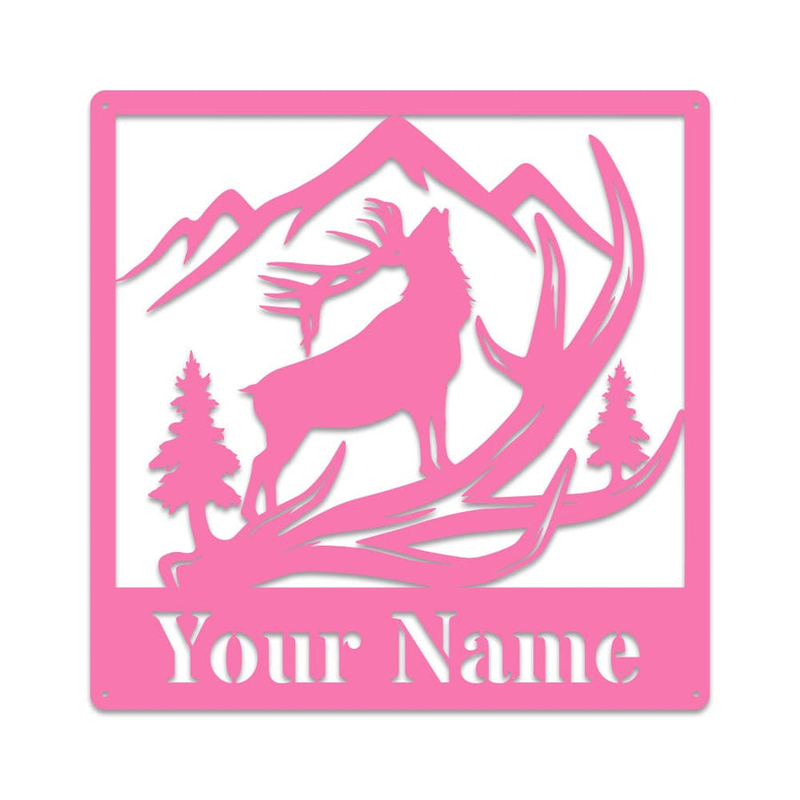 Elk Antler Monogram