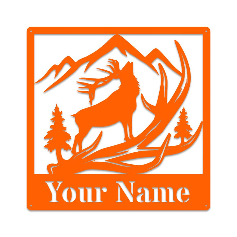 Elk Antler Monogram