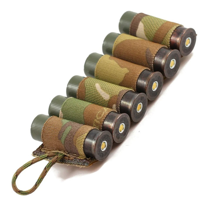 Esstac 6rd Shotgun Card 12Gauge | with Sticky Back Loop Velcro