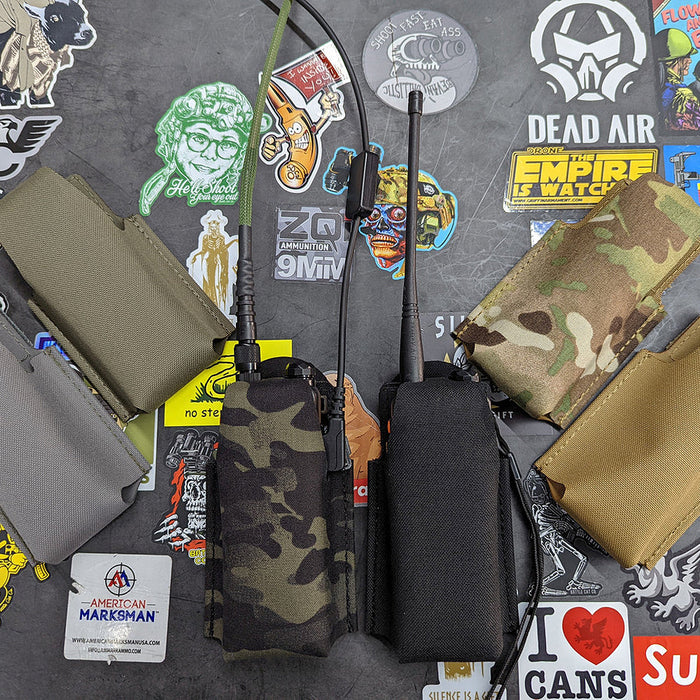 Esstac Baofeng Radio Pouch | with 2 Malice Clips