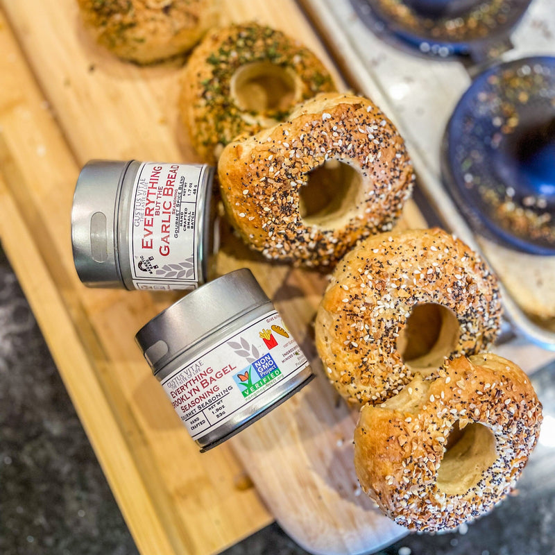 Everything Brooklyn Bagel Seasoning Gourmet Seasonings Gustus Vitae