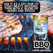Everything But The BBQ Rub & Marinade Bougie BBQ Gustus Vitae