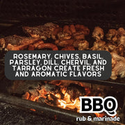 Everything But The BBQ Rub & Marinade Bougie BBQ Gustus Vitae