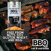 Everything But The BBQ Rub & Marinade Bougie BBQ Gustus Vitae