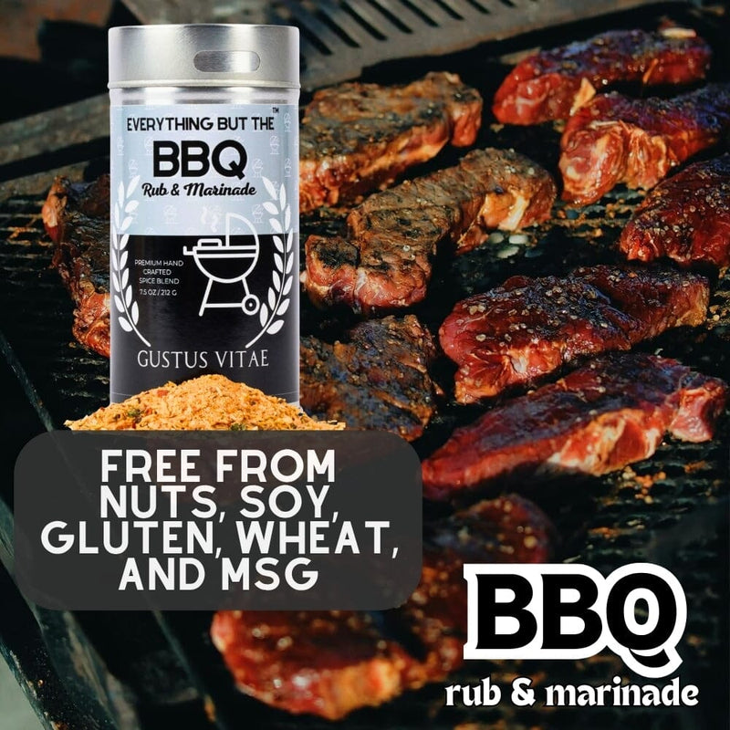Everything But The BBQ Rub & Marinade Bougie BBQ Gustus Vitae