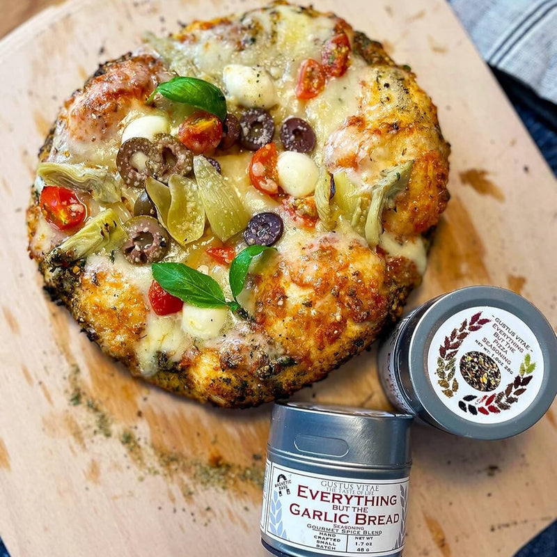Everything But the Garlic Bread Seasoning | Gustus Vitae Gourmet Seasonings Gustus Vitae