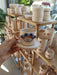 Evil Eye Protection: Handmade Ceramic Espresso Cup & Saucer Set, 5.4 oz - Turkish Evil Eye Espresso Cups, Starbucks Inspired Coffee Mug with Gold Handle