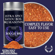 Extra Spicy Bayou Boil BBQ Seasoning Bougie BBQ Gustus Vitae