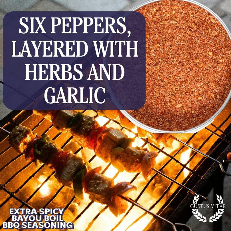 Extra Spicy Bayou Boil BBQ Seasoning Bougie BBQ Gustus Vitae