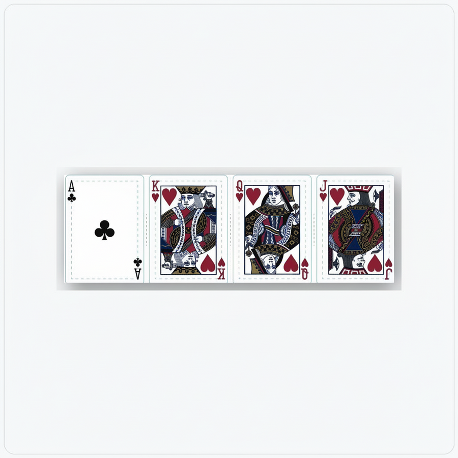Aristocrat 727 Silver 110th Anniversary Playing Cards