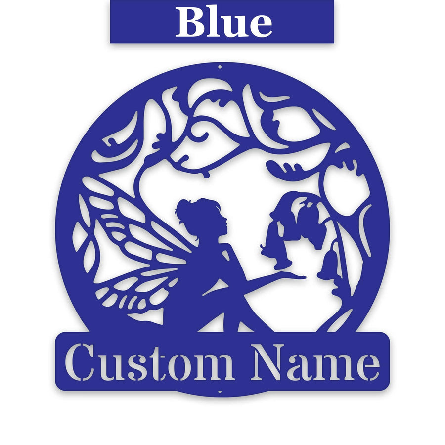 Fairy Garden Customizable Metal Sign