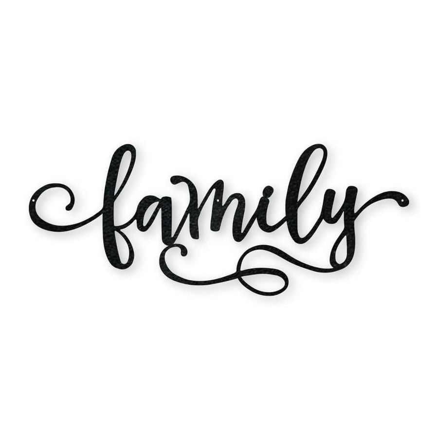 Family Metal Decor Sign
