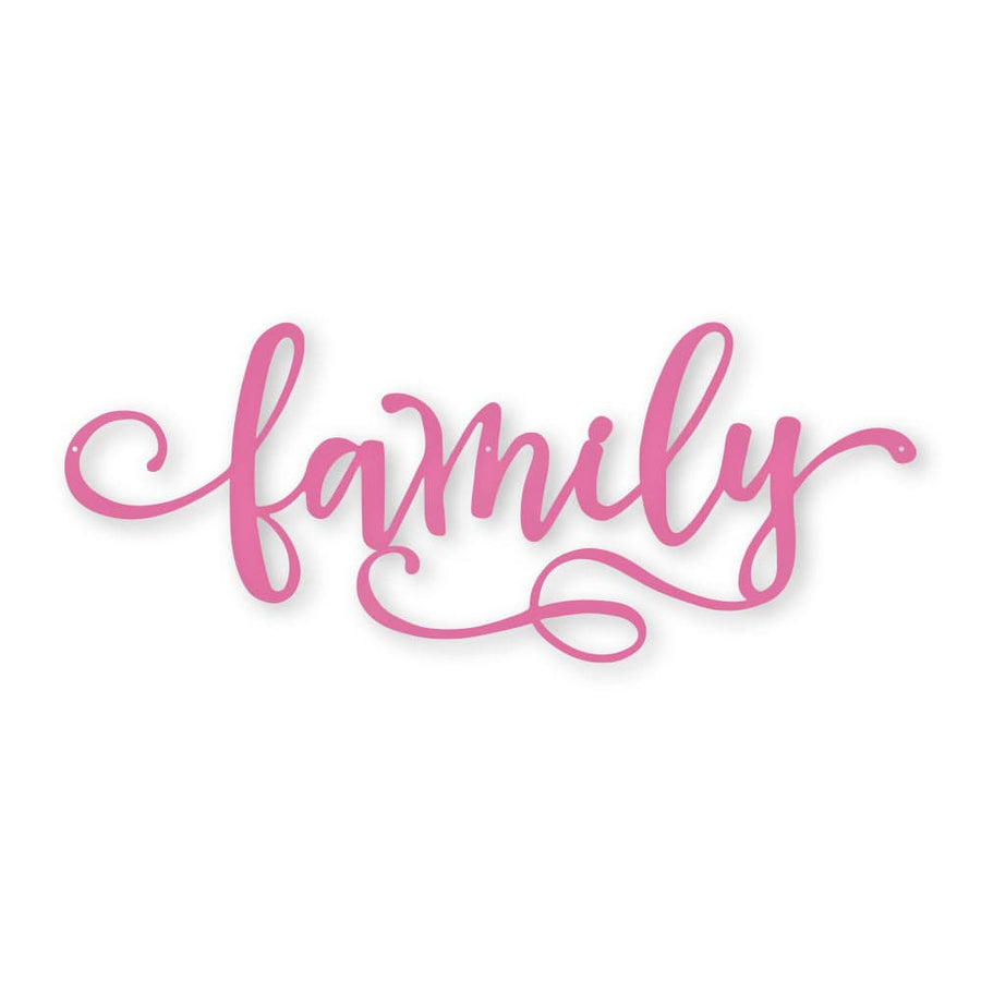 Family Metal Decor Sign