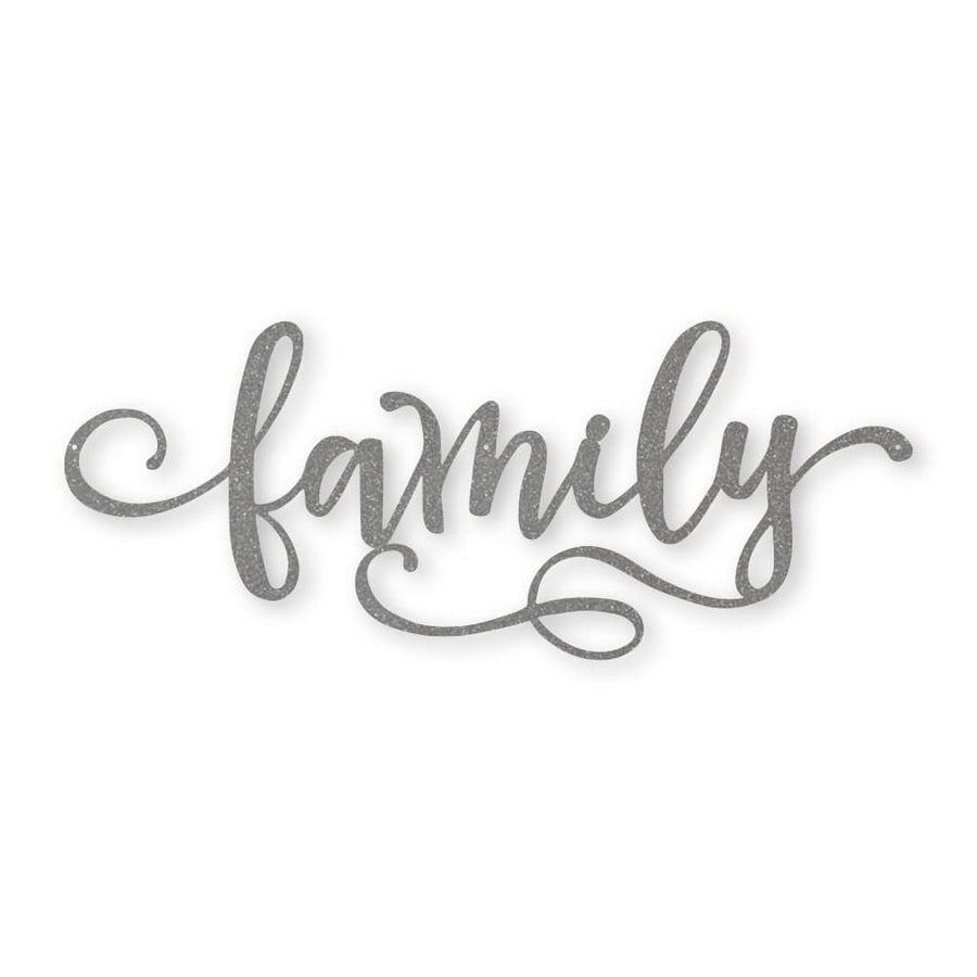 Family Metal Decor Sign
