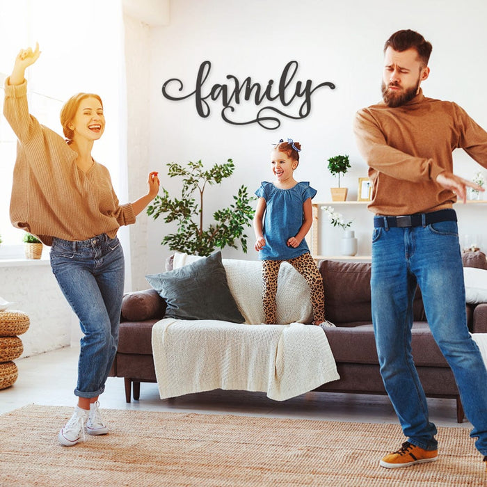 Family Metal Decor Sign