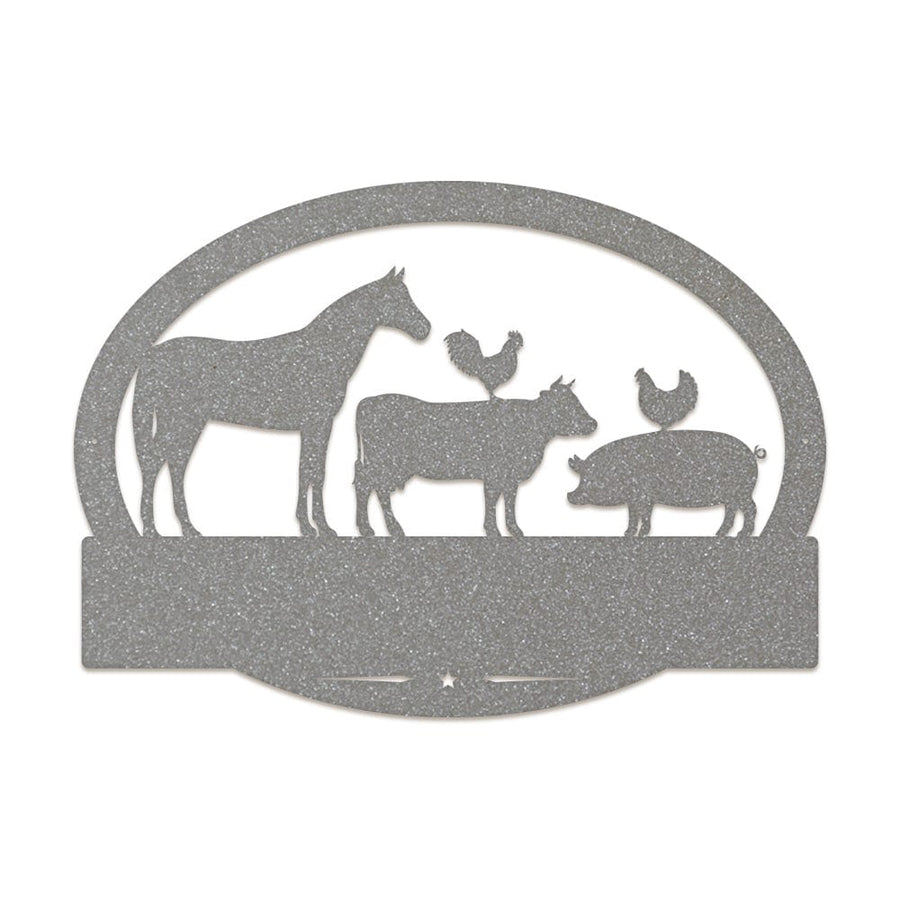 Farm Animals Monogram with