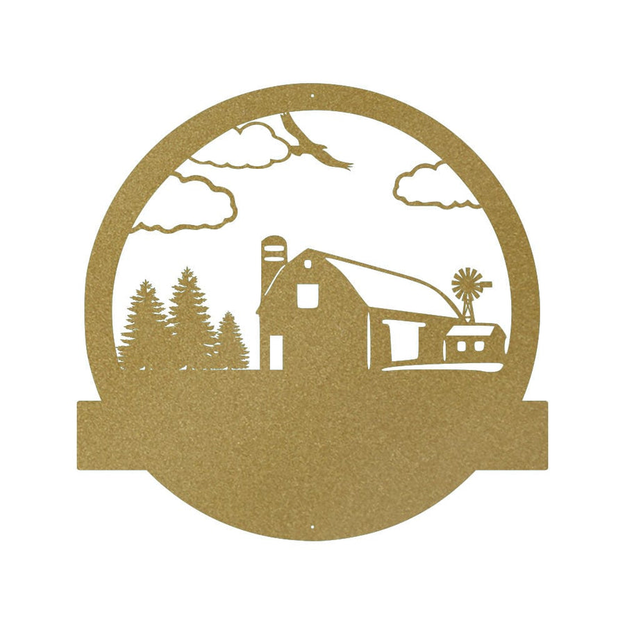 Farm Barn Monogram with